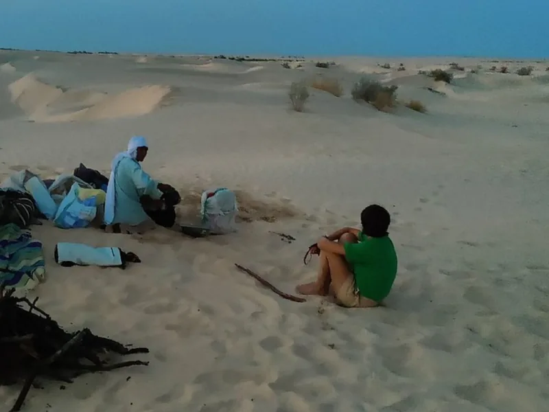 Sabria desert camp and dunes